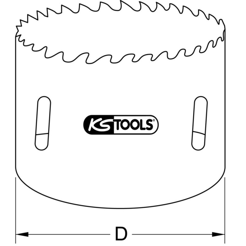 Scie cloche, Ø46 mm KS Tools | 129.5046