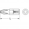 Boîte de 5 embouts de vissage PHILLIPS®, L.25 mm - 1/4'' - PH3 KS Tools | 911.2208