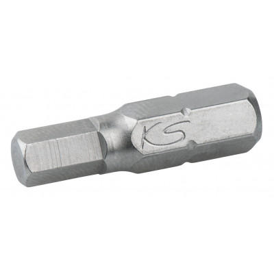 Boîte de 5 embouts de vissage 6 pans, L.25 mm - 1/4'' - 8 mm KS Tools | 911.2271