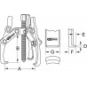 Extracteur universel à 3 griffes 20-230 mm KS Tools | 630.3402