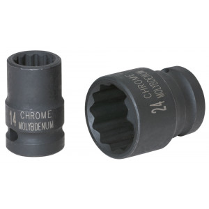 Douille à chocs courte 12 pans 1/2'', 24 mm KS Tools | 515.0924