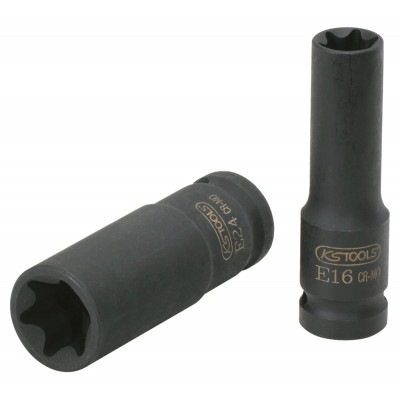 Douille longue à chocs TORX® 1/2'', E16 KS Tools | 515.1055