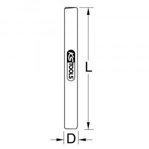 Goupille pour douilles à chocs 3/8'', 13 - 22 mm KS Tools | 515.1539