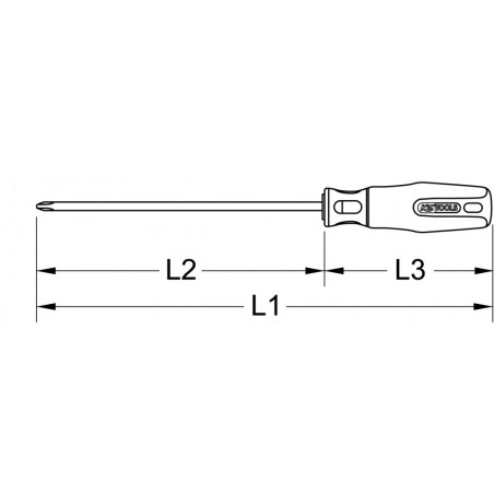 Tournevis TITANplus PHILLIPS PH4 L.200mm KS Tools | 965.0904