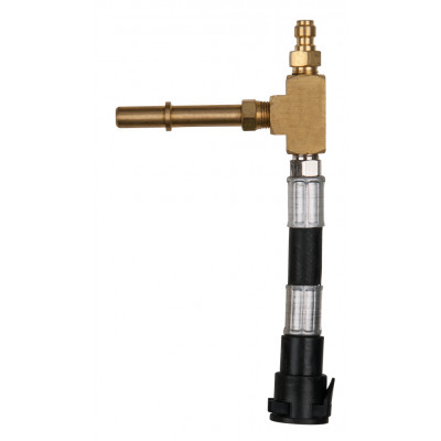 Flexible avec adaptateur pour petite valve Schrader - KS Tools | 150.2367