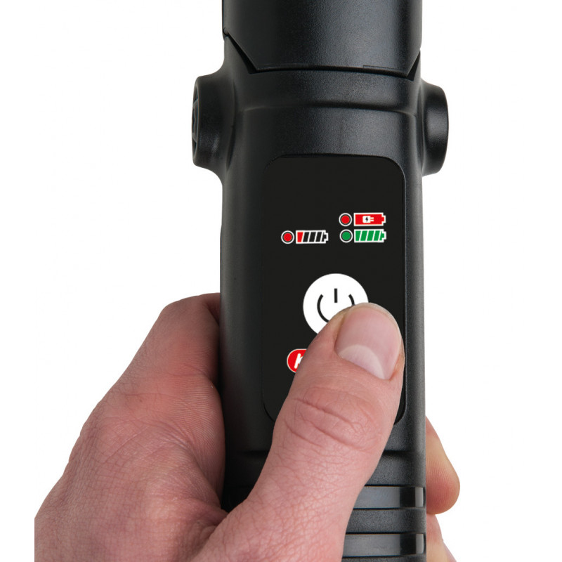 Cordeau Rechargeable KS Tools 300.0080 - 25m + Pot Poudre 180g Bleu, Pour Marquage