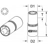 Douille ULTIMATE TORX 1/2", L.38 mm - E20 - KS Tools | 922.1376