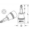 Douille tournevis ULTIMATE PHILLIPS 1/2", L.55 mm - PH2 " - KS Tools | 922.1655