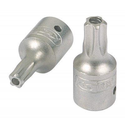 Douille tournevis ULTIMATE 5 pans percé 1/4" - L.25 mm - TS 25" - KS Tools | 922.1544
