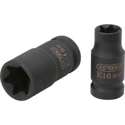 Douille à chocs courte TORX 1/2", E20" - KS Tools | 911.0964