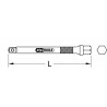 Rallonge ULTIMATE 1/4", L.250 mm" - KS Tools | 922.1457