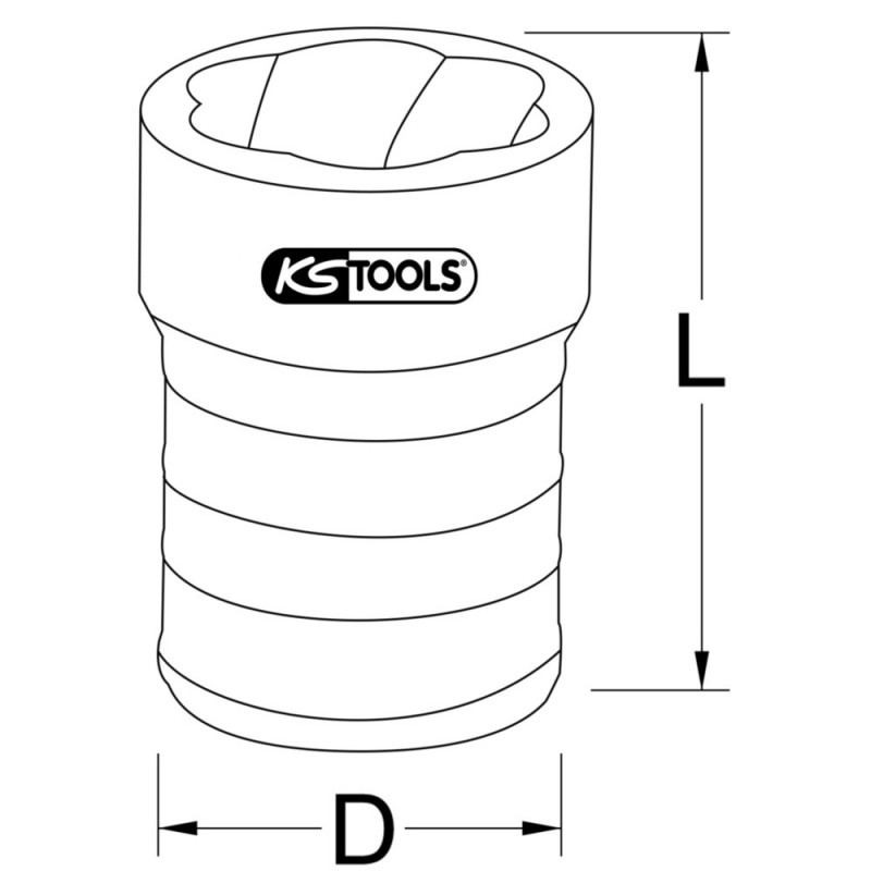Douille à chocs spéciales 1/4", 11 mm" - KS Tools | 913.1470