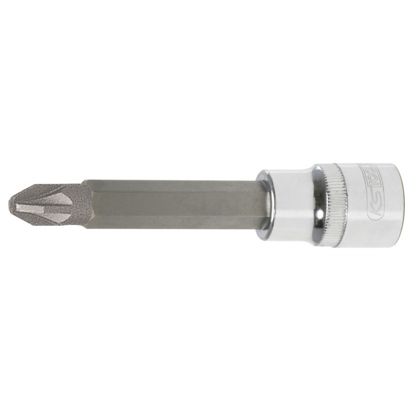 Douille tournevis ULTIMATE POZIDRIV 1/2", L.110 mm - PZ2" - KS Tools | 922.1706