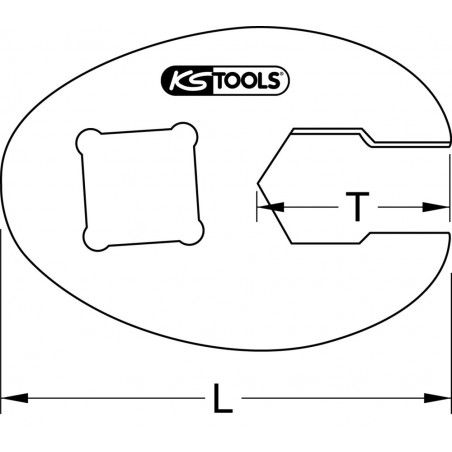 Clé QFC 3/8'', 12 mm KS Tools | 913.3812