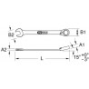 Clé mixte à cliquet DUO GEAR®, 19 mm KS Tools | 503.5919