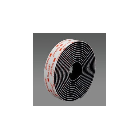 2 X Système ouvrable / refermable Dual-Lock™ SJ3551, Noir, 25 mm x 45.7 m, 5.7 mm 3M | 7100108748
