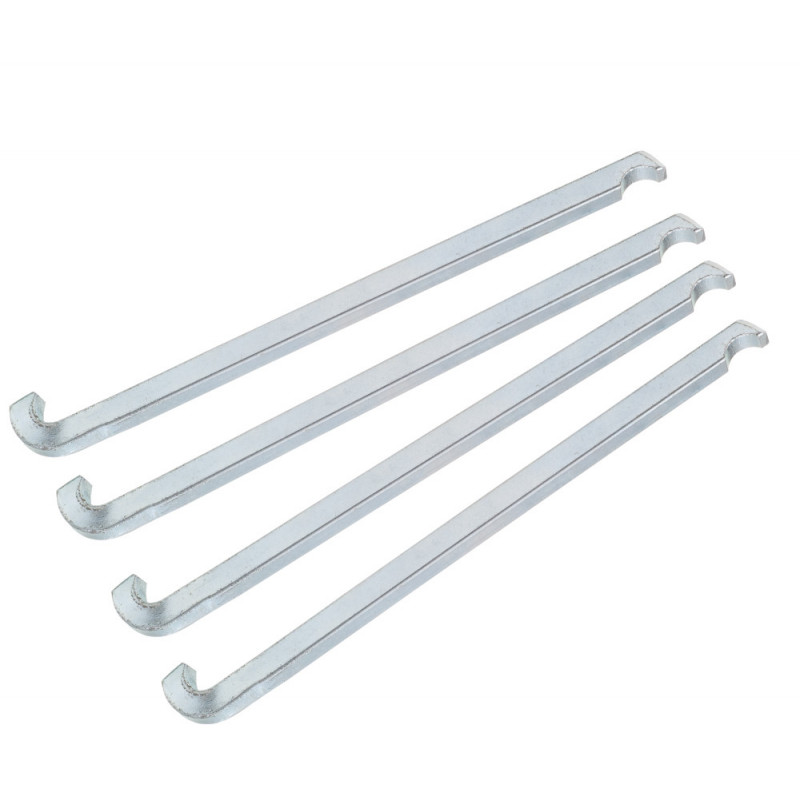 Jeu 4 griffes pour extracteur de roulements L,150 mm - 6009-6010-6206-6303-6304 KS Tools | 655.0015