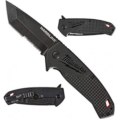 Couteau Hardline à lame crantée Milwaukee | 48221998