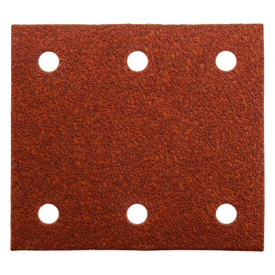 Makita P-33093 Feuilles rectangulaires abrasives 114x102 mm - 3 + 3 trous - Auto-agrippant