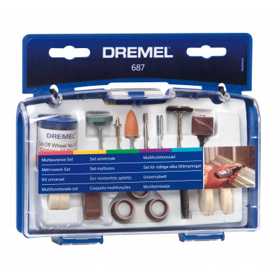 Dremel 687 Jeu de 52 pièces travaux généraux - BOSCH | 2 615 068 7JA