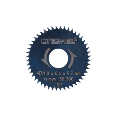 Dremel 546 Lot de 2 lames de scie circulaire ø 31,8mm pour 670 - BOSCH | 2 615 054 6JB
