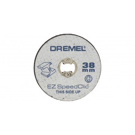 Dremel S456JC Lot de 5 disques EZ SpeedClic ø 38mm ep 1.2 mm pour métaux - BOSCH | 2 615 S45 6JC