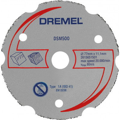 Dremel S50 0 Disque bois/plâtre 77mm pour DSM20 - BOSCH | 2 615 S50 0JB