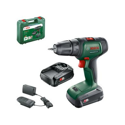 Perceuse-visseuse sans-fil UniversalDrill 18 2 batteries 1,5Ah coffret - BOSCH | 0 603 9D4 002
