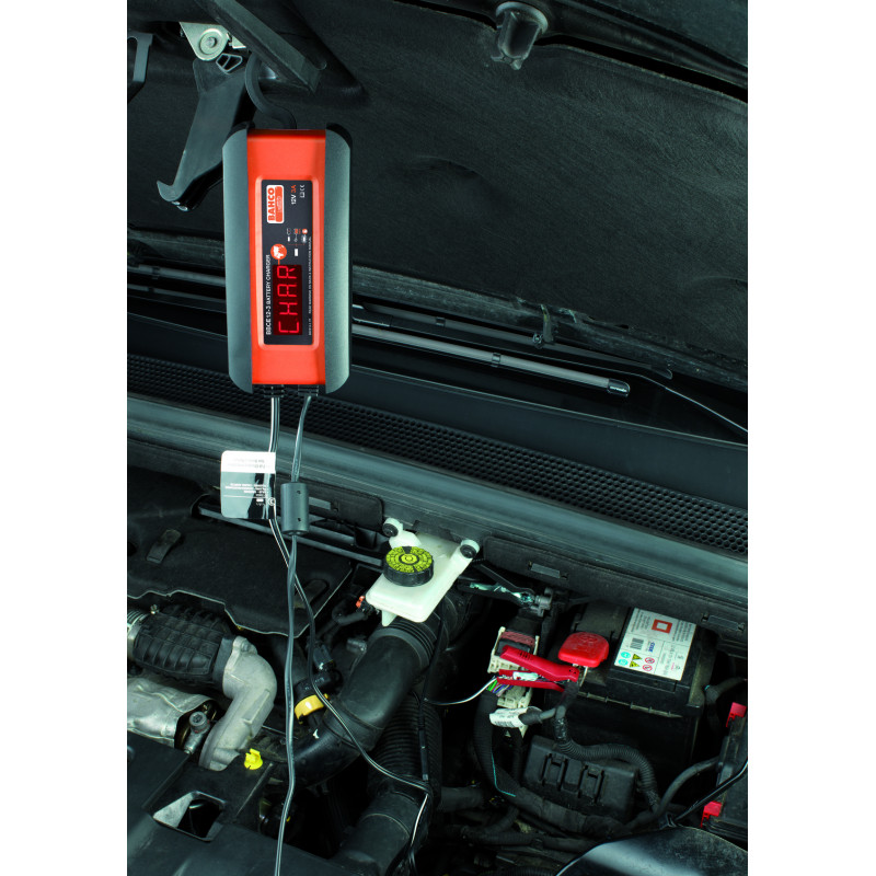 ABSINA Chargeur de Batterie Voiture 3,8 A pour Batteries Plomb 6V & 12V  jusqu'à 120Ah & Lithium 12,8V - Chargeur AGM 12V pour Auto, Moto - Maintien Charge  Batterie - Chargeur Batterie