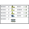 Coffret de mesure de retour de fuite d'injecteur common rail - Bahco | BE5350