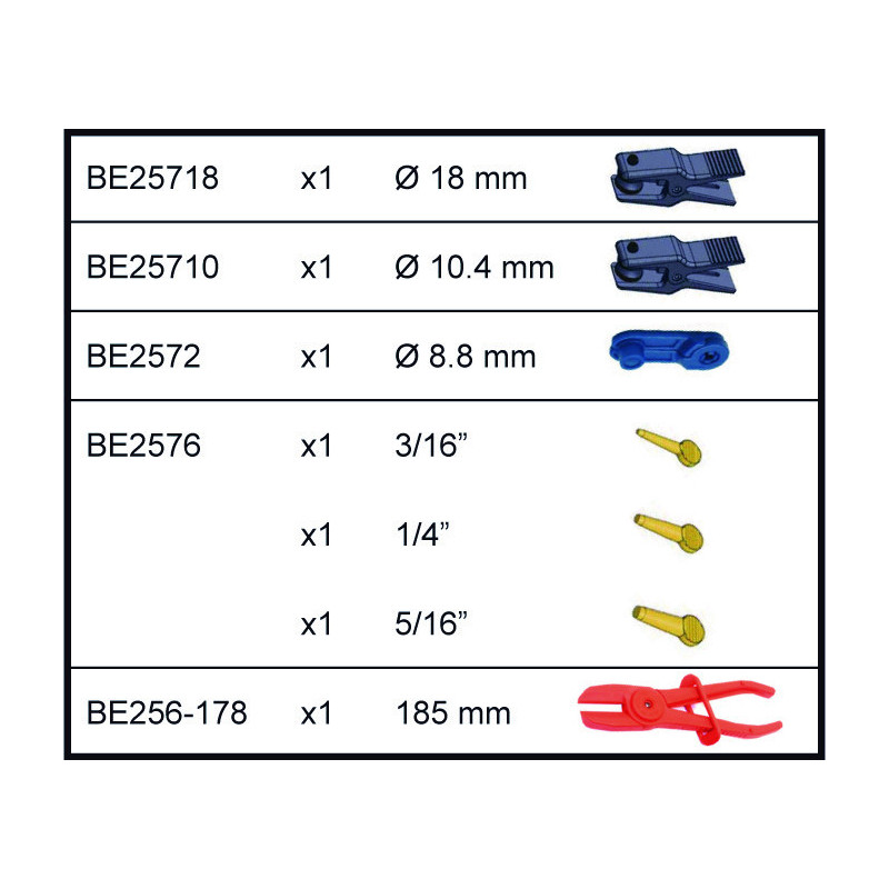 TUYAU METAL CARBURANT 10,4  - Bahco | BE25710