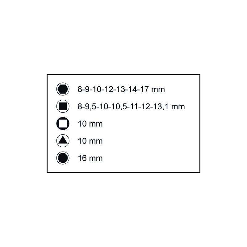 EMBOUT VIDANEG M16 - Bahco | BE621717