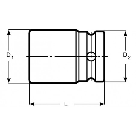 DOUILLE A CHOC 1 FINE 80 - Bahco | BHVIS0680
