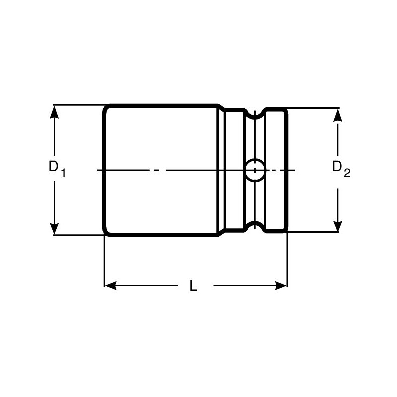 DOUILLE IMPACT 1/2 12P 30  - Bahco | BT15P530