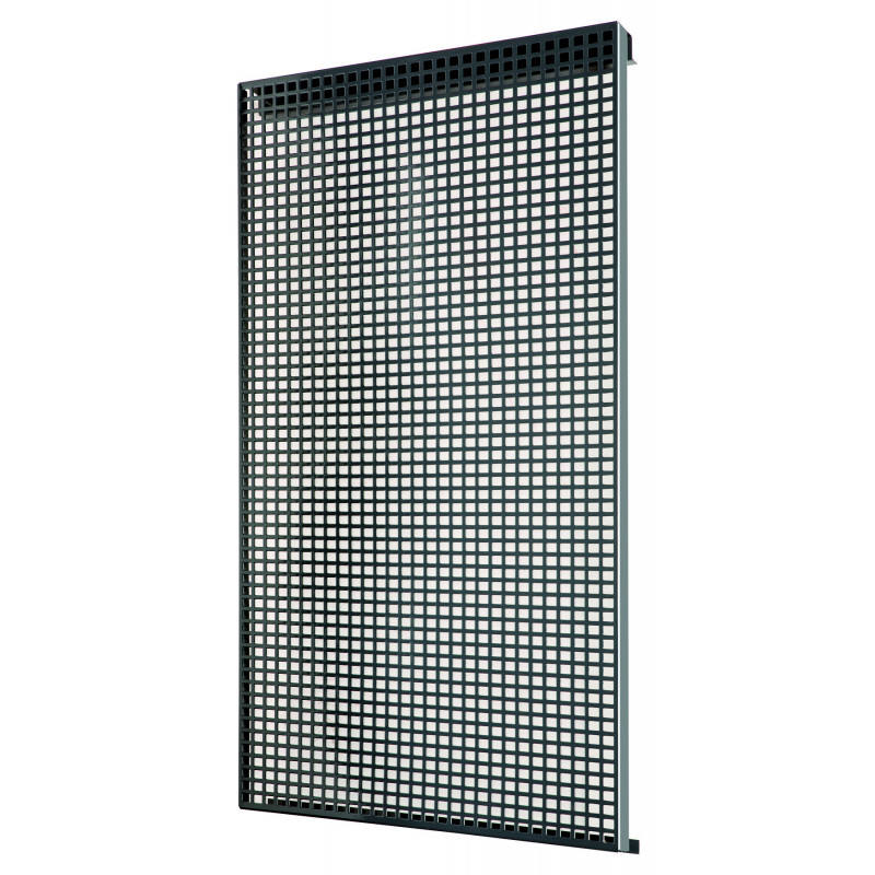 Panneau Porte-Outils 50 X 100 Cm En Tôle Perforée Grise RAL7035 - Pour Atelier, Garage, Rangement