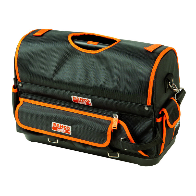 Sac à outils textile Deluxe 32 L, à ouverture sur le dessus, avec base rigide - Bahco | 4750FB1-19B