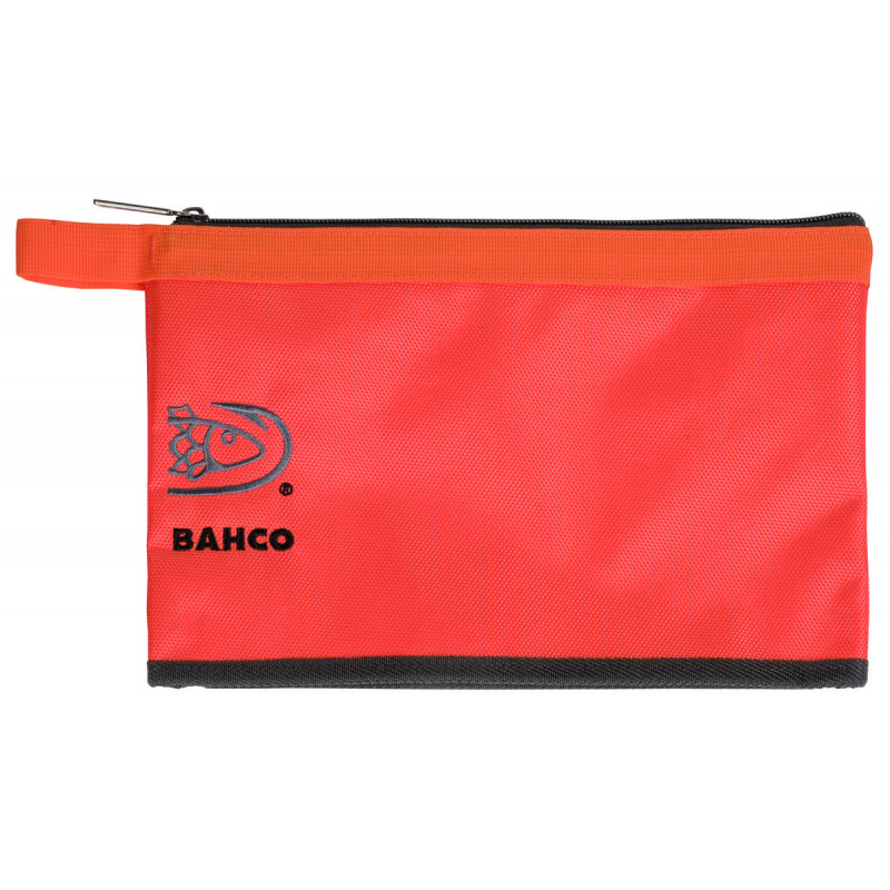 Grande pochette de rangement à fermeture éclair orange 145  - Bahco | 4750FB7ORBG