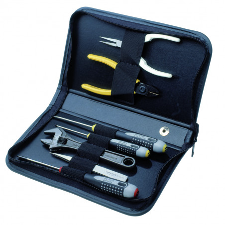 Kits d'outils pour maintenance générale dans pochette à fermeture éclair - 7 pcs - Bahco | 9848