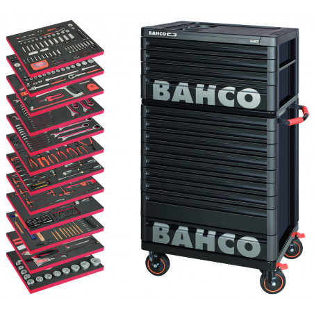 Servante avec 560 outils à usage général - Bahco | XLARGE