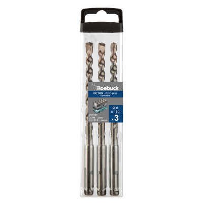 PACK 3 FORETS SDS+ D. 5X160 - ROEBUCK | 853496