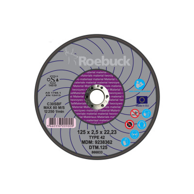 DISQUE DTM.125 - D.125X2,5 TRONCONNAGE TOUT MATERIAUX - ROEBUCK | 866833