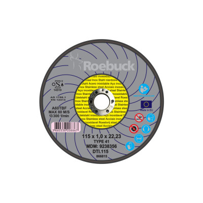 DISQUE DTI.115 - D.115X1 TRONCONNAGE - INOX - ROEBUCK | 866815
