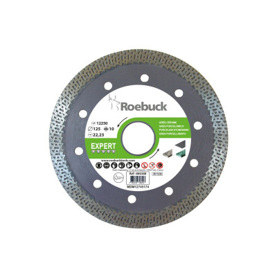 DISQUE DIAMANT 125 MM EXPERT GRES CERAME - GRANIT - MARBRE - ROEBUCK | 886388