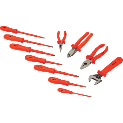 KIT OUTILS UNIVERSELS ISOLES 11 PIECES DANS UNE TROUSSE - ROEBUCK | 7770631