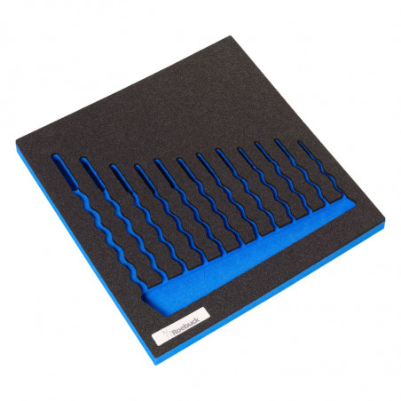 MOUSSE SERV. 12 CLES MIXTES VIDE - TYPE A / 360X410X30MM - ROEBUCK | 890333
