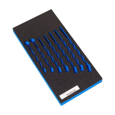 MOUSSE SERV. 7 CLES MIXTES POUCE VIDE - TYPE A / 180X410X30MM - ROEBUCK | 890348
