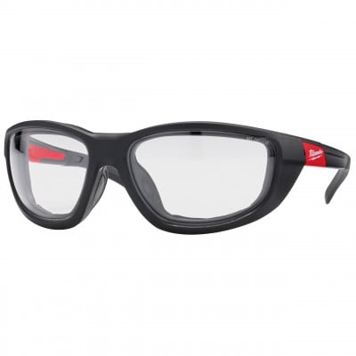 LUNETTES DE SÉCURITÉ CLAIRES HAUTE PERFORMANCE JOINT AMOVIBLE - ANTI-BUEE & ANTI-RAYURE - Milwaukee | 4932471885