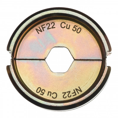 NF22 CU 50 - Matrice de sertissage 50 mm² - Carton - Milwaukee | 4932451736
