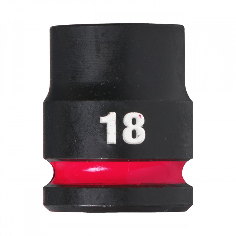 DOUILLE SHOCKWAVE 1/2 HEX COURTE 18 MM - Clip brochable - Milwaukee | 4932480312
