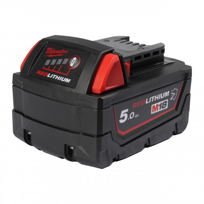 BATTERIE 18 VOLTS 5AH M18 B 5-CR - Milwaukee | 4932479265
